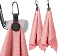 Magnetic Golf Towel with Clip, 23.6"x15.7" Large Size by MINGLITAI