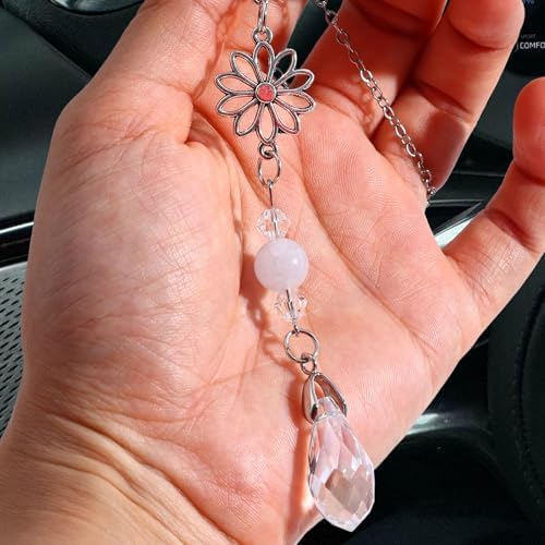 Car Rear View Mirror Accessories Dasiy Hanging Ornament - Image 3