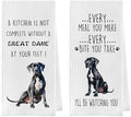 Great Dane Dish Towels Set by Geqtt