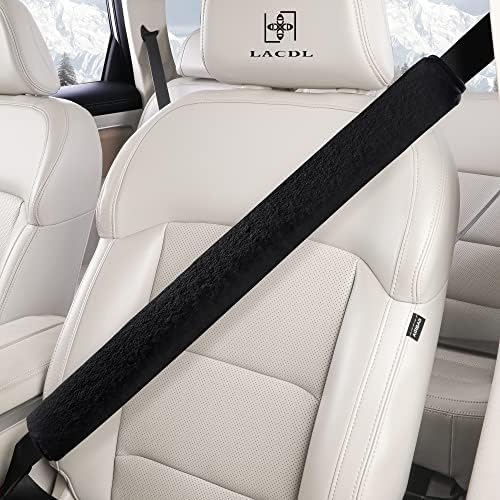 LACDL Extra Long Seatbelt Cover Super Soft Furry - Image 2