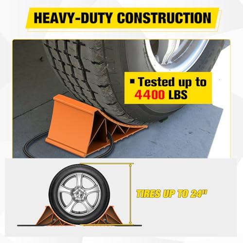 Nilight Wheel Chocks, Heavy Duty Wheel Stopper - Image 3