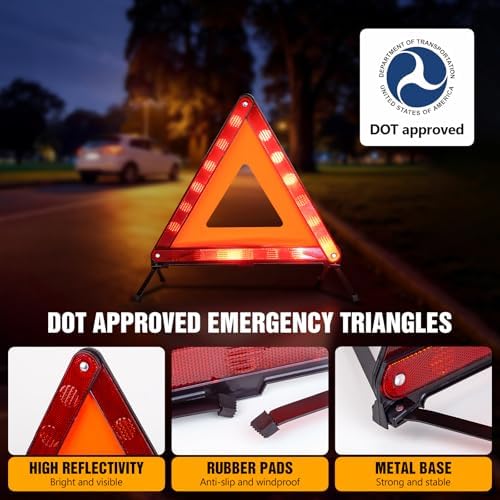 XOOL Warning Triangle, Emergency Warning Triangles - Image 2