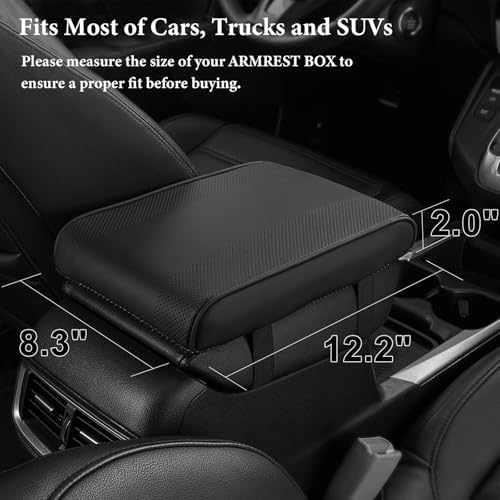 SEG Direct Car Center Console Cover, Memory Foam Middle Armrest Cushion - Image 6