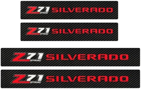 4PCS Z71 Carbon Fiber Door Sill Protector Decals by Unknown