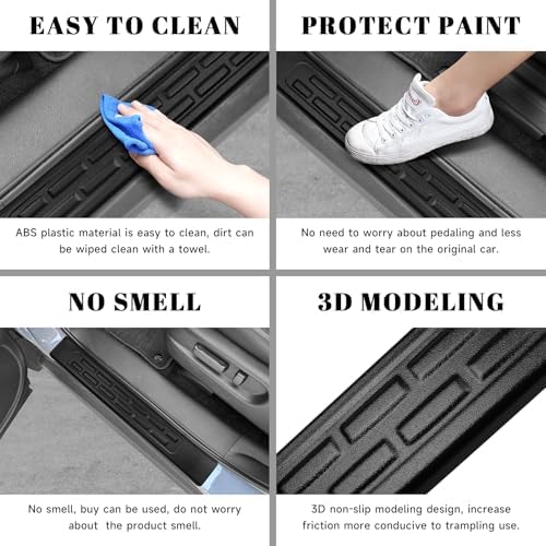 4PCS Car Door Edge Guards Door Sill Protector - Image 5