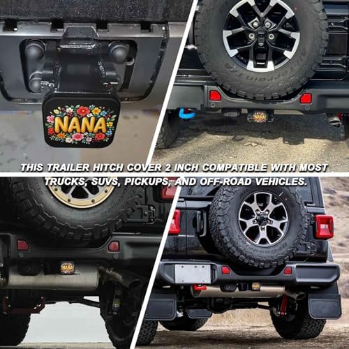 2" Trailer Hitch Cover Rubber Receiver Tube Cap Trailer Hitch Covers - Image 5