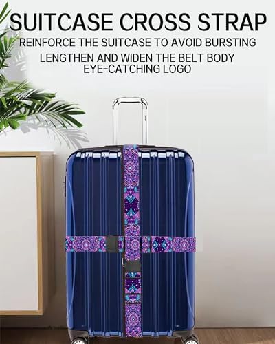 Luggage Straps for Suitcases, Adjustable Travel Belt, Durable Wide Luggage Strap - Image 6