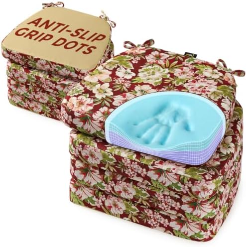 SUNROX Cooling Gel Memory Foam Chair Cushions, 2.6" Thick U-Shaped Dual-Layer by SUNROX
