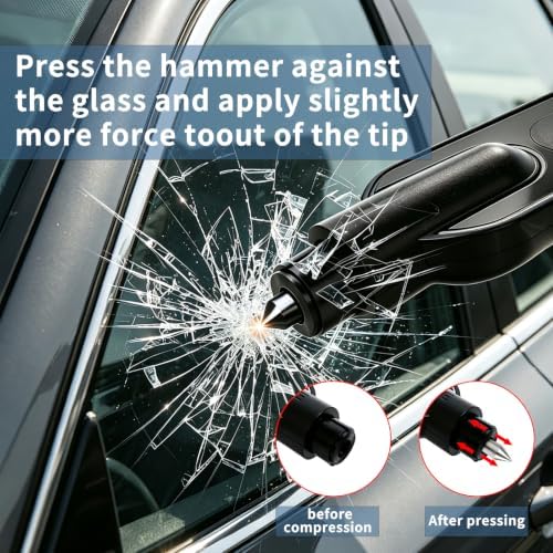 Tool, 2026 New Underwater Operable Car Glass Breaker and Concealed Seat Belt - Image 4