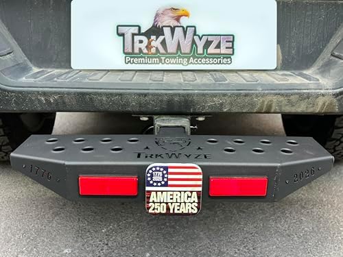 American Flag Hitch Cover, Car Wash Safe, Rust & UV Resistant - Image 6