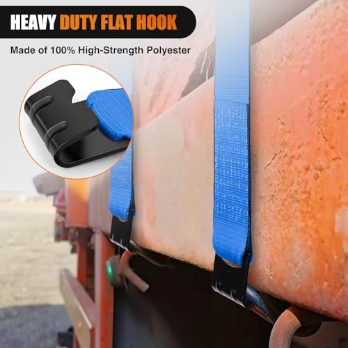 Nilight Truck Straps 4" x 30' Heavy Duty Tie Down - Image 6