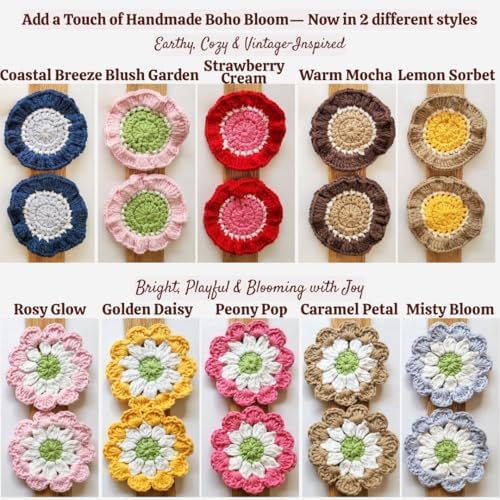Cotton Car Coasters 2pc Car Cup Coasters Cute car Accessories - Image 4