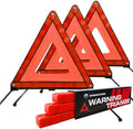 WORKKOOL Safety Triangles for Emergency Use, Road Side Triangle Reflectors by WORKKOOL