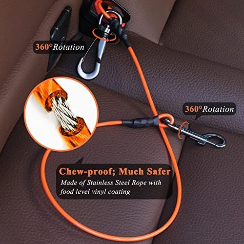 VIVAGLORY Dog Seatbelt Tuffbelt Dog Car Harness - Image 2
