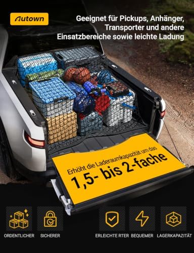 AUTOWN Cargo Net for Pickup Truck Bed - Image 6
