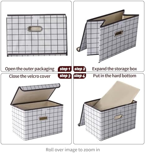 STOREONE Fabric Storage Cube Bins Foldable Organizer Container Collapsible - Image 6