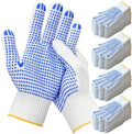 48 Pairs Cotton Work Gloves Bulk by VNBQB