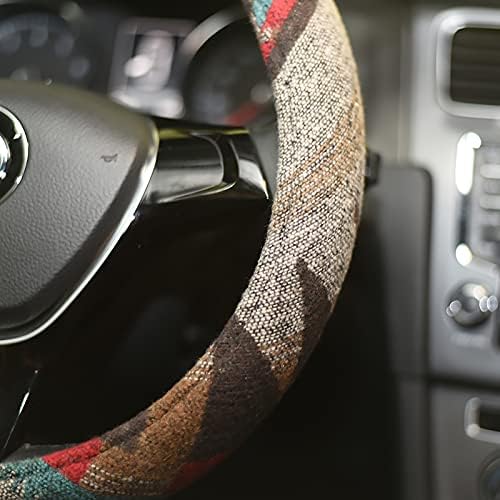 Universal 15inch Ethnic Style Baja Blanket Steering Wheel Cover - Image 4