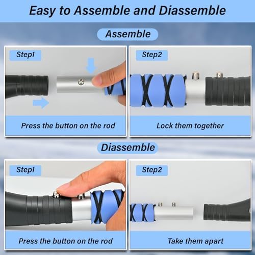27" Snow Brush and Ice Scrapers Detachable Pivoting, Soft Bristle Head - Image 5