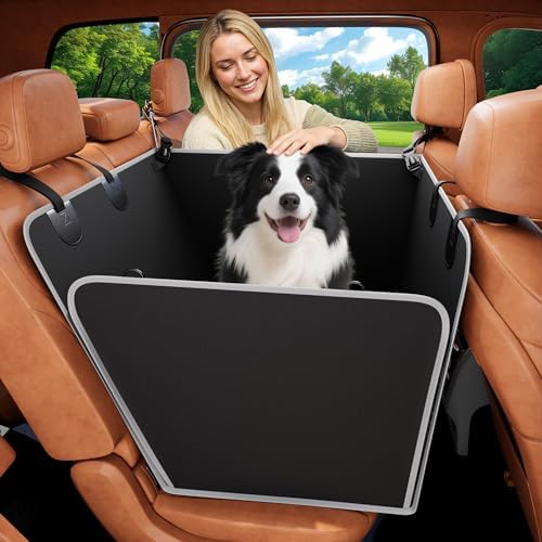 njnj Half Dog Car Seat Cover for Back Seat by njnj