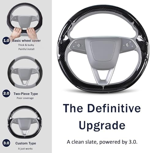 Steering Wheel Cover for Tesla Model Y 2025- Present/Model 3 Highland - Image 4