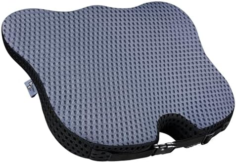 Wedge Car Seat Cushion for Driving for Better Visibility & Sciatica Relief by DreamerCar