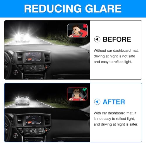 Autorder Dashboard Cover Mat for 2013-2020 Nissan Pathfinder Accessories Dash - Image 4