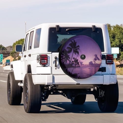 Palm-Trees-Beaches Spare Tire Cover - Image 2