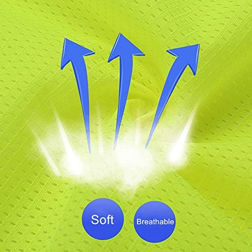 XIAKE Reflective Safety Vest for Men & Women High Visibility Class 2 Vest - Image 4