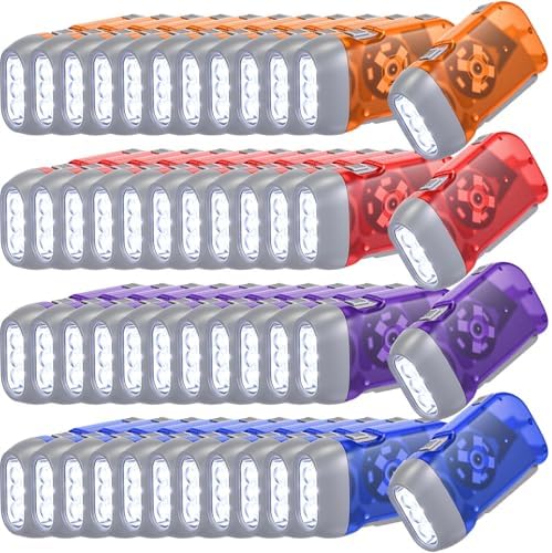 Leelosp 48 Hand Crank Flashlights by Leelosp