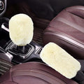 Hovom 2PCS Fluffy Car Gear Shift Knob Cover & Handbrake Cover by Hovom