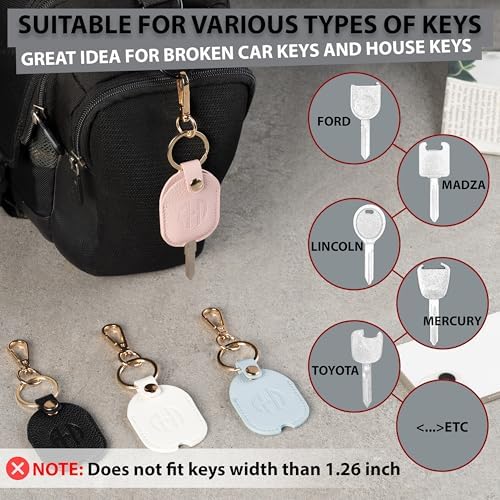 Leather Key Cover for Broken Car Key Loop Replacement - Image 5