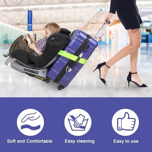 Vigorport Travel Belt, Luggage Strap Convert Carry-on Luggage into Airport - Image 3
