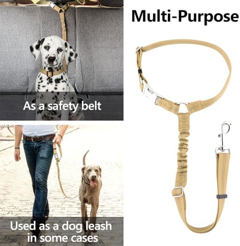Plutus Pet Dog Seat Belt for Car Headrest, Reflective - Image 6