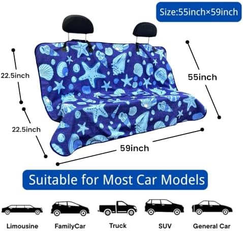Waterproof Back Seat Cover for Dogs and Kids, Car Seat Protector Under Baby Car - Image 4