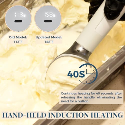 Heated Ice Cream Scoop Rechargeable, Electric Warming Ice Cream Scooper - Image 2