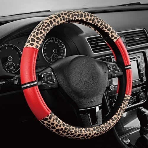 Road Comforts Leopard Steering Wheel Cover by RoadComforts