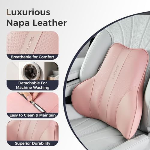Coverado Lumbar Support Pillow for Car, Ergonomic Memory Foam Back Pillow for - Image 5