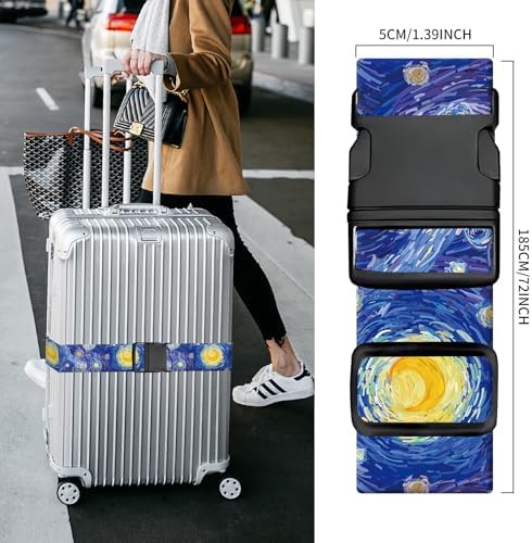 Luggage Straps for Suitcases, Heavy Duty Travel Belt - Image 3