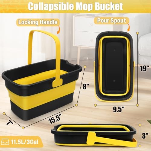 Collapsible Mop Bucket for Cleaning - Image 6