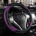 Leather Car Steering Wheel Cover, Universal Fit by Szttswamp