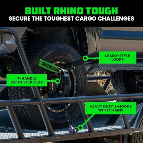 Rhino USA Car Hauler Tie Down Straps - Image 2