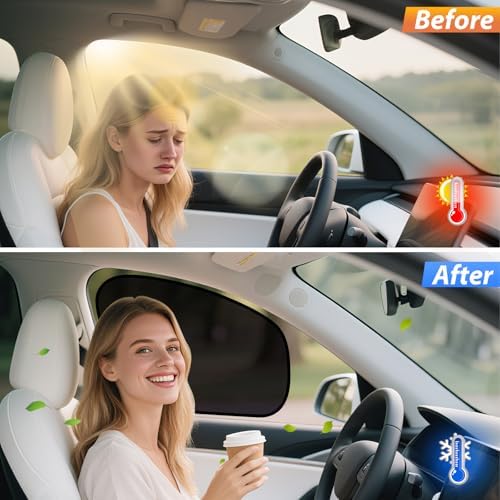 ZATOOTO Car Window Shades for Tesla Model Y - Image 5