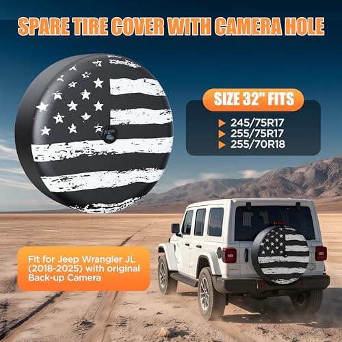 Moonet 32" Tire Cover for Jeep Wrangler JL - Image 2