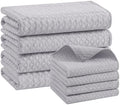 Homaxy Microfiber Kitchen Towels and Dishcloths Sets, 8 Pack by Homaxy