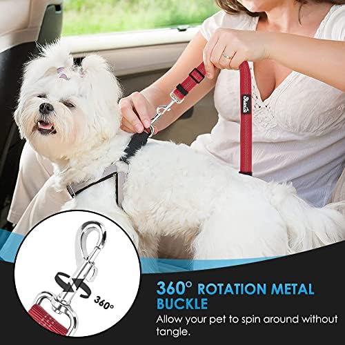 SlowTon Dog Seat Belt for Car, 2 Pack Dog Car Harness Seatbelt - Image 3
