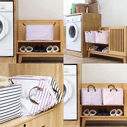 Hinwo 31L Large Canvas Storage Bin - Image 3