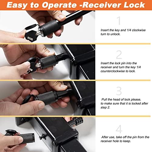 CZC AUTO Trailer Hitch Pin Lock 5/8" - Image 4