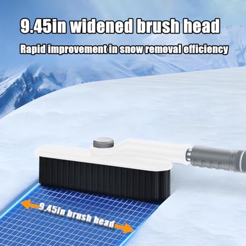 Mandark Car Windshield Snow Brush and Ice Scraper, Detachable Extendable - Image 3