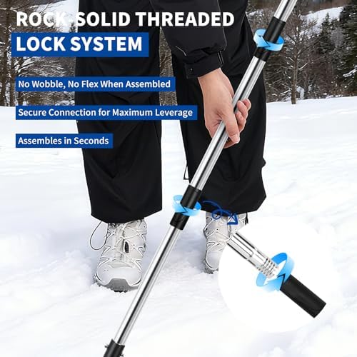 Snow Shovel for Driveway & Ice Scraper - Image 5